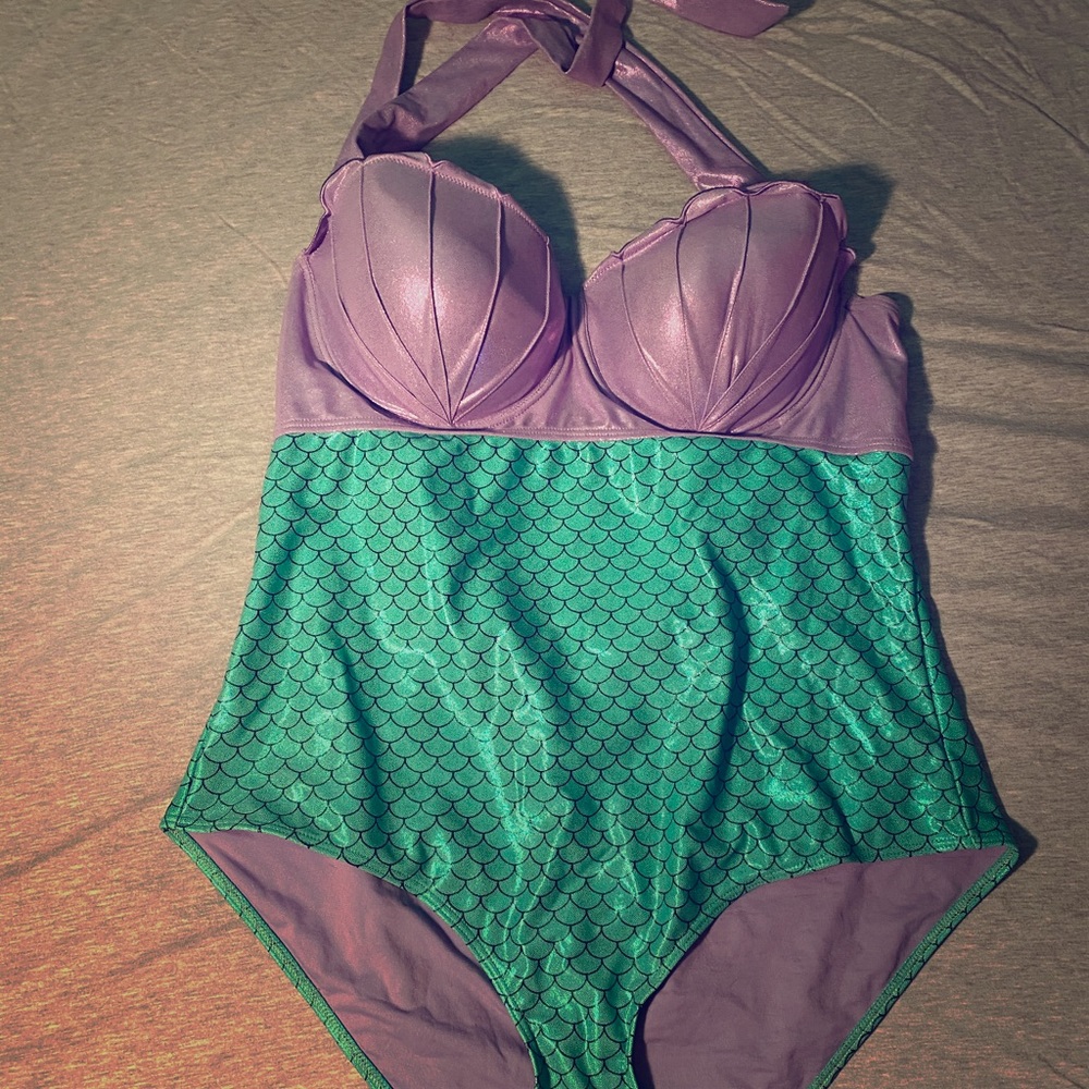 One Piece Disney Ariel Bathing Suit Plus size